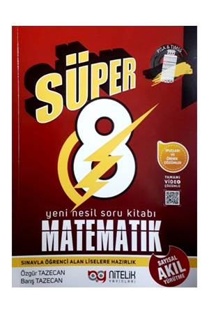NİTELİK 8.SINIF SÜPER MATEMATİK SORU KİTABI YENİ NESİL ( B )