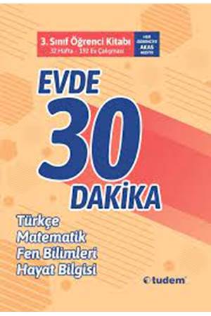 3.SINIF EVDE 30 DAKİKA ÖĞRENCİ KİTABI