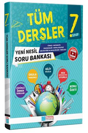 Evrensel 7. Sınıf Tüm Dersler Konu Özetli Soru Bankası (Yeni)