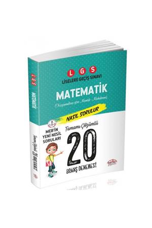 Editör Yayınevi LGS Matematik Nasıl Çözülür 20 Branş Denemesi