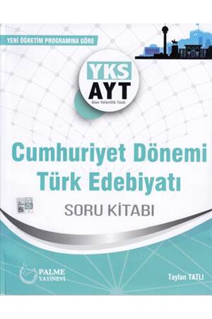 PALME YKS AYT CUMHURİYET DÖNEMİ TÜRK EDEBİYATI SORU KİTABI *YENİ*