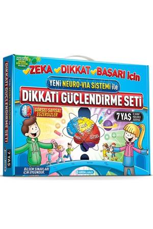 Dikkati Güçlendirme Seti 1. Sınıf – 7 yaş Neuro-Via