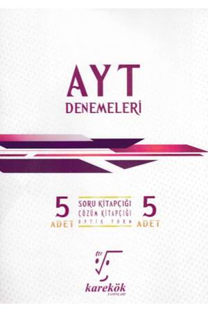 Karekök AYT 5'li Denemeleri Yeni