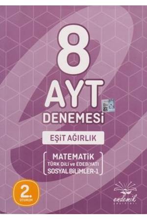 ENDEMİK AYT 8 Lİ EŞİT AĞIRLIK DENEME