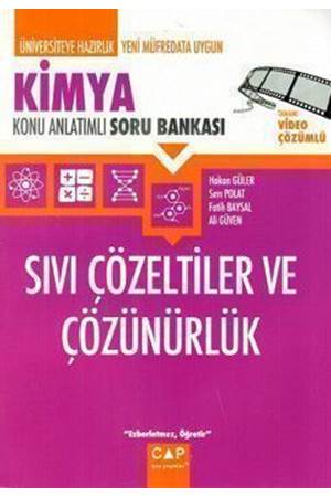 ÇAP ÜNİV. HAZ KİMYA KA-SB SIVI ÇÖZELTİ VE ÇÖZR