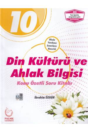 PALME 10.SINIF DİN KÜLTÜRÜ KONU ÖZETLİ SORU KİTABI*YENİ*