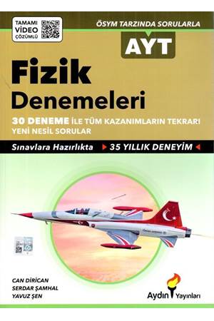 Aydın Yayınları AYT Fizik 30 lu Deneme