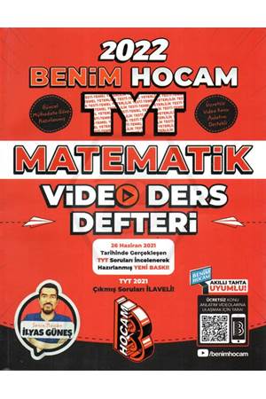 Benim Hocam Yayınları 2022 TYT Matematik Video Ders Defteri