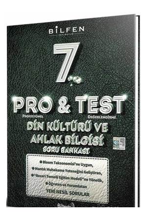 BİLFEN 7. SINIF PRO&TEST DİN KÜLTÜRÜ VE AHLAK BİLGİSİ SORU BANKASI
