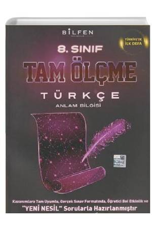 Bilfen Yayıncılık 8. Sınıf Türkçe Tam Ölçme