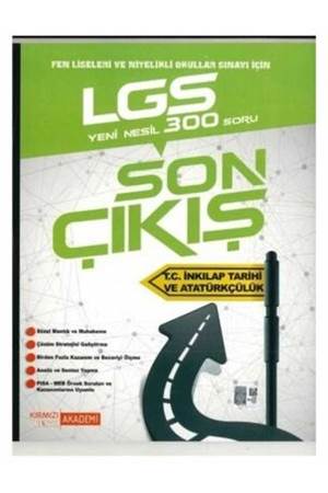 Kırmızı Beyaz 8. Sınıf Lgs İnkılap Tarihi Ve Atatürkçülük Yeni Nesil 300 Soru Son Çıkış