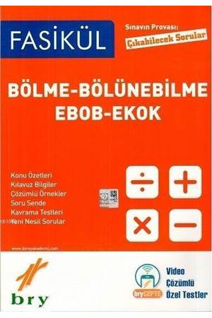 FASİKÜL - Matematik - Bölme-Bölünebilme - Ebob-Ekok
