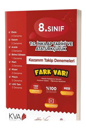 Kva 8. Sınıf İnkilap Kazanım Takip Denemeleri