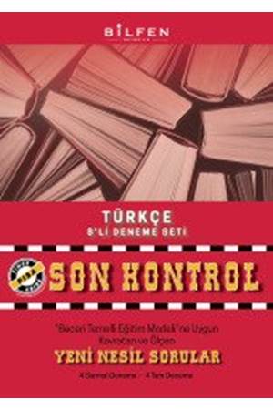 Bilfen Yayıncılık 8. Sınıf Türkçe Son Kontrol 8 li Deneme Seti