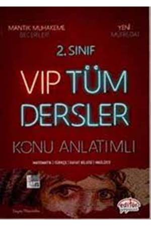 Editör 2.Sınıf VIP Tüm Dersler Konu Anlatımlı Yeni