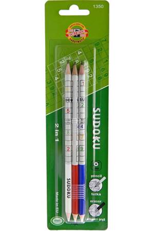 Kohinoor gaphite Pen+with Eraser 1350 Sudoku 3Pcs