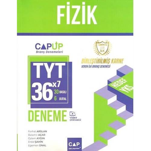 Çap Yayınları TYT Fizik 30 x 6 Up Deneme