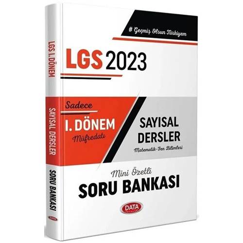 Data 8. Sınıf LGS Sayısal Dersler 1. Dönem Soru Bankası