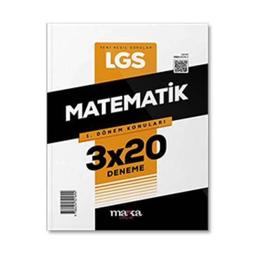 Marka Yayınları 2023 LGS 1. Dönem Konuları Matematik 3 Deneme