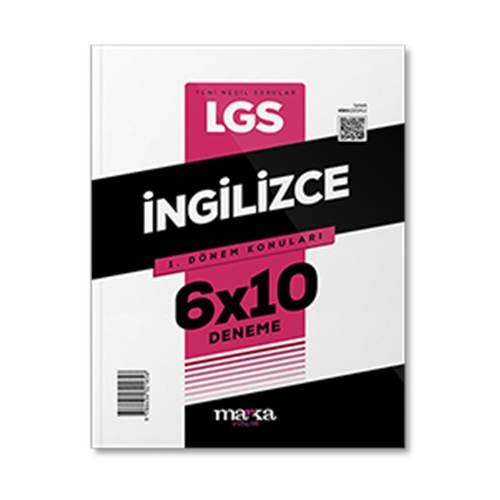 Marka Yayınları 2023 LGS 1.Dönem Konuları İngilizce 6 Deneme