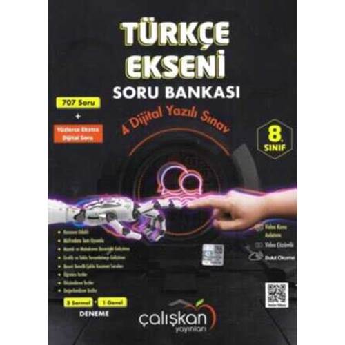 Çalışkan Yayınları 8. Sınıf Türkçe Ekseni Soru Bankası