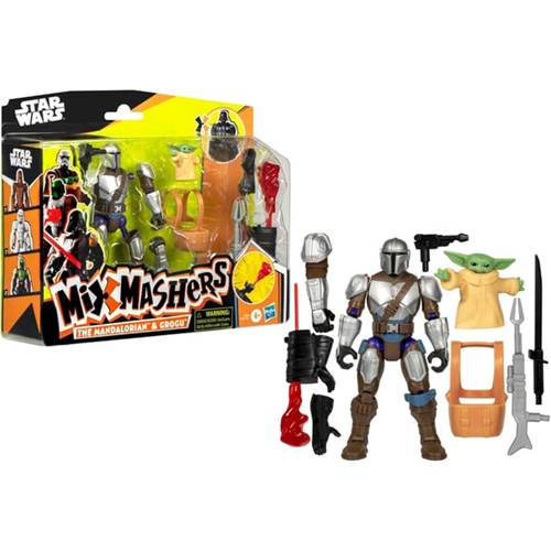 StarWars MixMashers The Mandalorian & Grogu Figür
