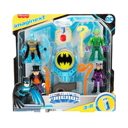 Imaginext DC Super Friends Bat-Tech Bat-Signal Figür Seti