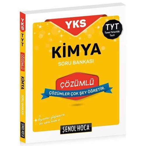 YKS TYT Kimya Çözümlü Soru Bankası Şenol Hoca