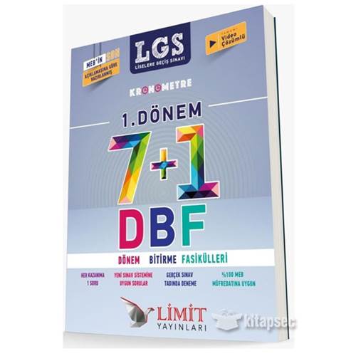 LİMİT LGS 1.DÖNEM DÖNEM BİTİRME FASİKÜLLERİ