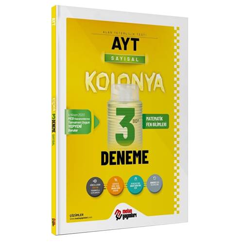 AYT Sayısal Kolonya 3 Deneme