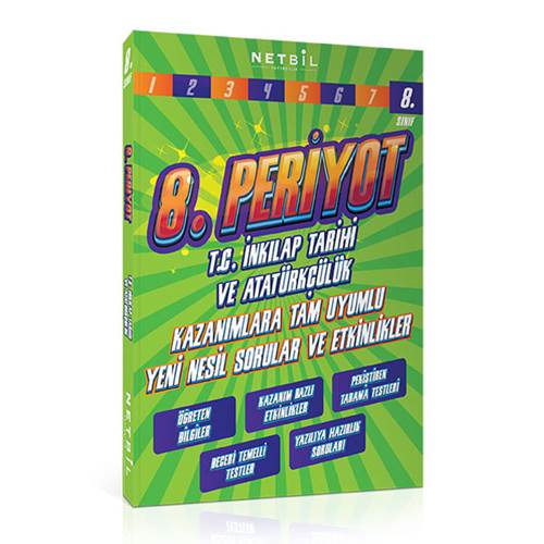 Netbil 8. Periyot T.C. İnkılap Tarihi ve Atatürkçülük Etkinlikli Soru Bankası