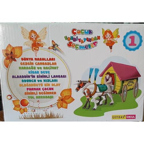 ÇOCUK EDEBİYATINDAN SEÇMELER - 1 -SET 10 KİTAP / 8 -9 Yaş