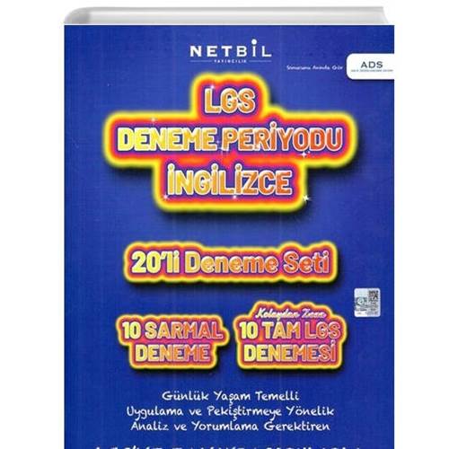 Netbil Yayıncılık 8. Sınıf LGS Deneme Periyodu İngilizce 20`li Deneme