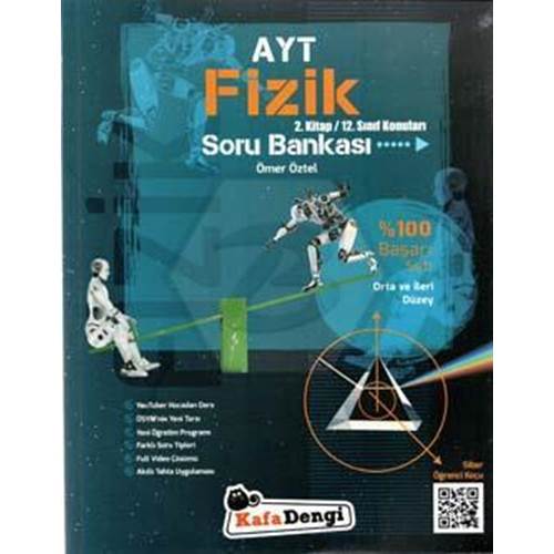 Kafadengi AYT Fizik Soru Bankası / 2.Kitap (Tümü Video Çözümlü) - %100 Başarı