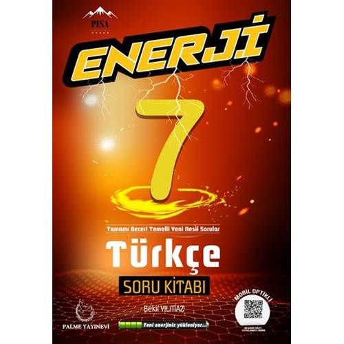 Palme Yayıncılık 7. Sınıf Türkçe Enerji Soru Kitabı