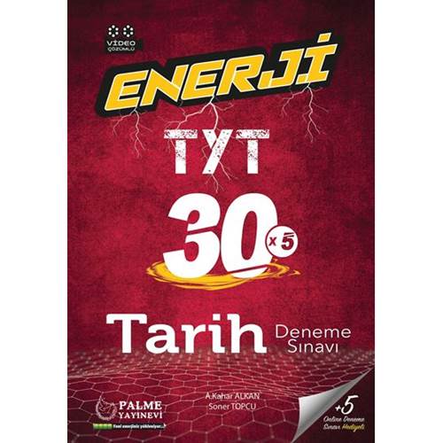 PALME ENERJİ YKS TYT TARİH 30 DENEME SINAVI VİDEO ÇÖZÜMLÜ *YENİ*