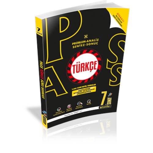 Starfen Yayınları 7. Sınıf Pass Türkçe Soru Bankası