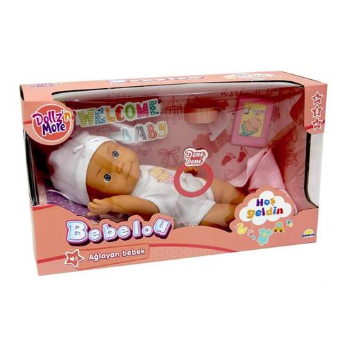 BEBELOU HOŞ GELDİN BEBEĞİ SESLİ 30 CM.