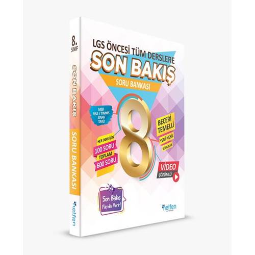 NETFEN 8. SINIF LGS ÖNCESİ TÜM DERSELERE SON BAKIŞ SORU BANKASI