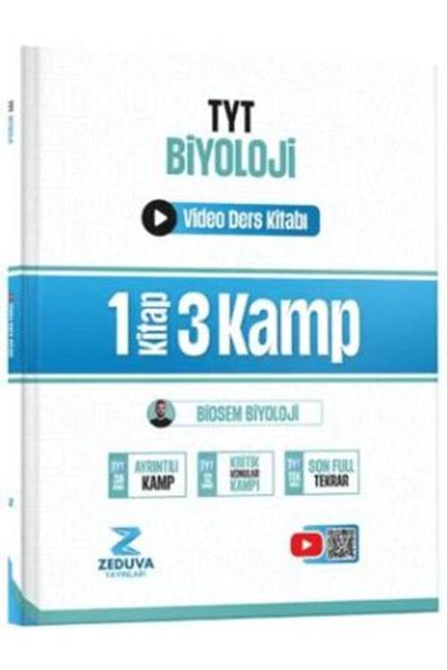 Zeduva Biosem TYT Biyoloji 1 Kitap 3 Kamp VDK