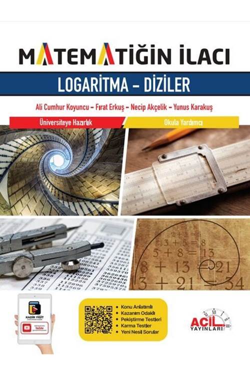 Acil Yayınları Matematiğin İlacı TYT Acil Matematik Logaritma Diziler