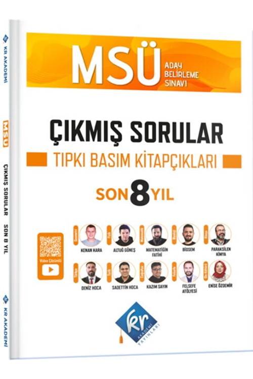 KR Akademi MSÜ Çıkmış Sorular Son 8 Yıl Tıpkı Basım Fasikülleri