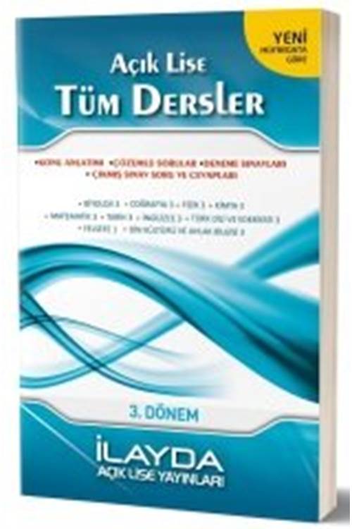 Açık Lise Tüm Dersler Çıkmış Sınav Soru -3.Dönem