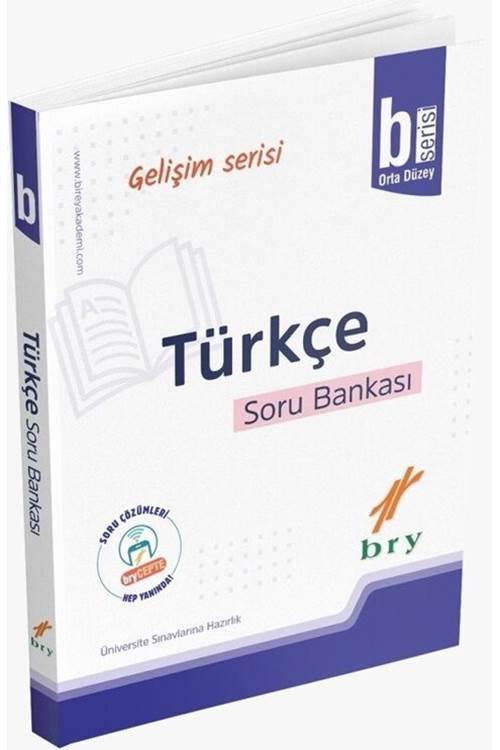 Birey Gelişim Serisi Türkçe B Orta Düzey Video Çözümlü Soru Bankası