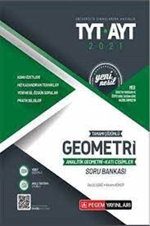 TYT-AYT Yeni Nesil Geometri-Analitik Geometri-Katı Cisimler Soru Bankası - 2021