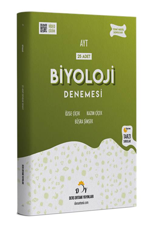 Ders Ortamı Yayınları 25’li AYT Biyoloji Denemesi