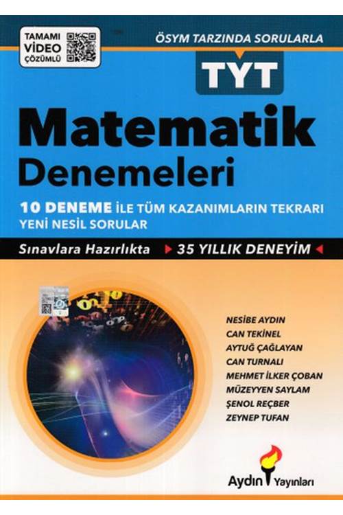 Aydın Tyt Matematık 10 Fasıkül Deneme