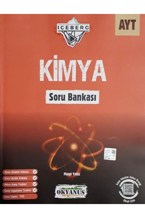 Okyanus Yayınları AYT Kimya Iceberg Soru Bankası