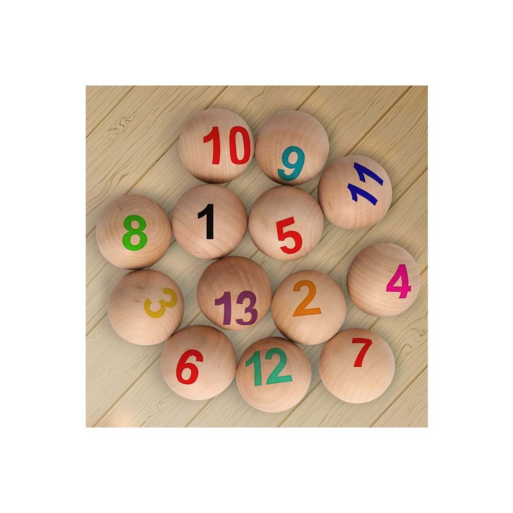 Ahşap Top Ahşap Küre 8cm Çapında | Şişe Kapağı