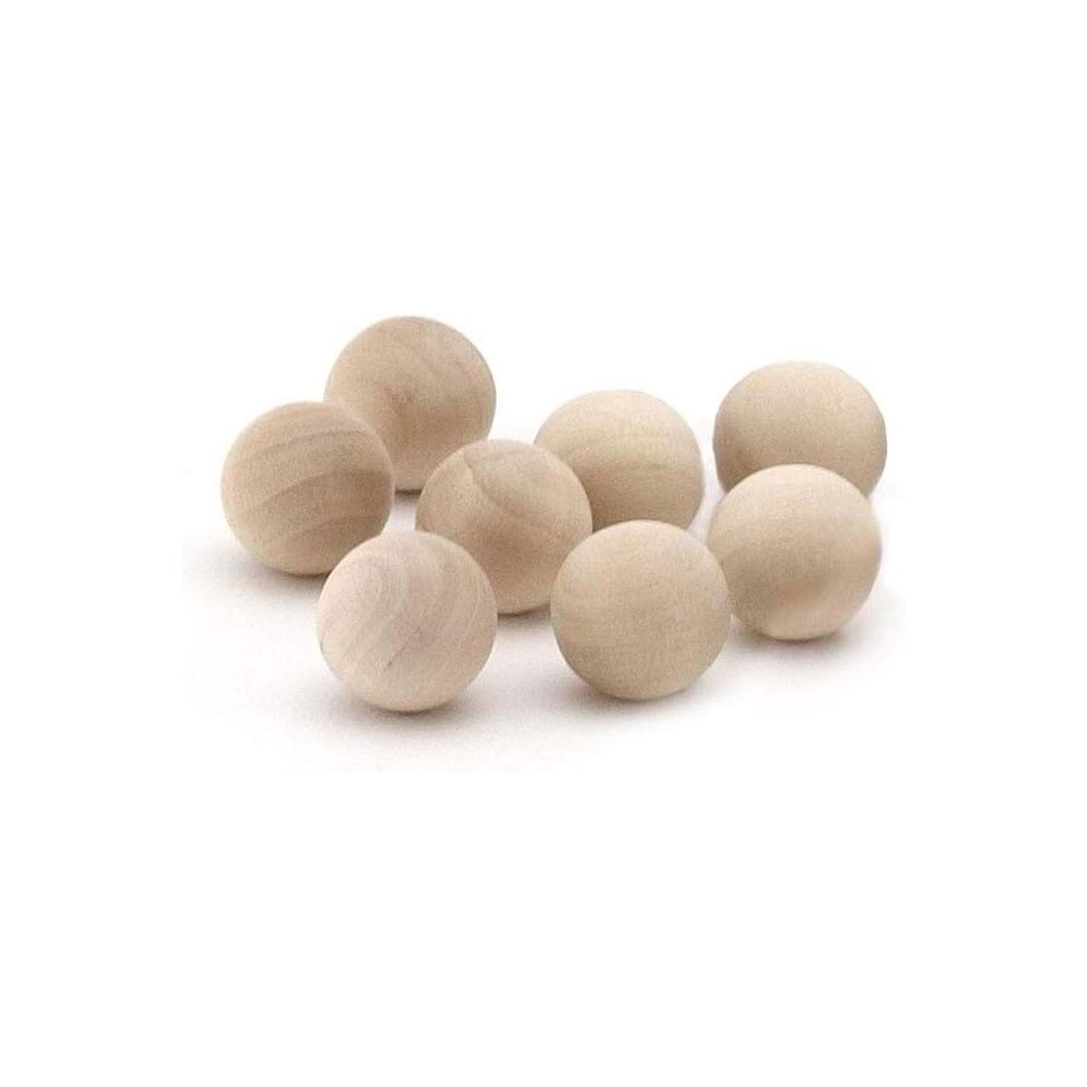 Ahşap Top Ahşap Küre 8cm Çapında | Şişe Kapağı